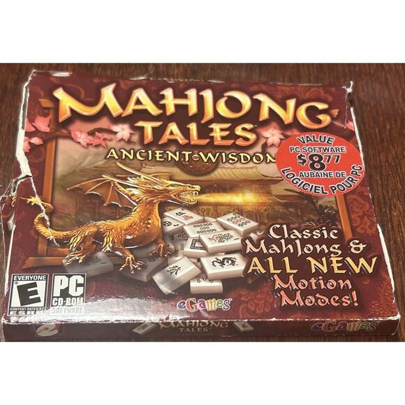 Mahjong Tales Ancient Wisdom PC CD-ROM Video Game - Picture 1 of 7